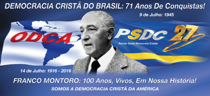 Liberdade, Fraternidade e Igualdade e os 100 anos de um expoente da  Democracia Cristã