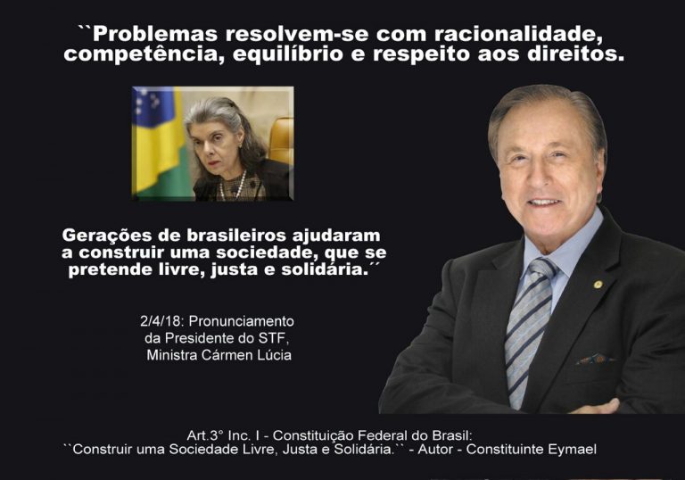 PROBLEMAS RESOLVEM-SE COM A RECIONALIDADE, COMPETÊNCIA, EQUILÍBRIO E RESPEITO AOS DIREITOS.