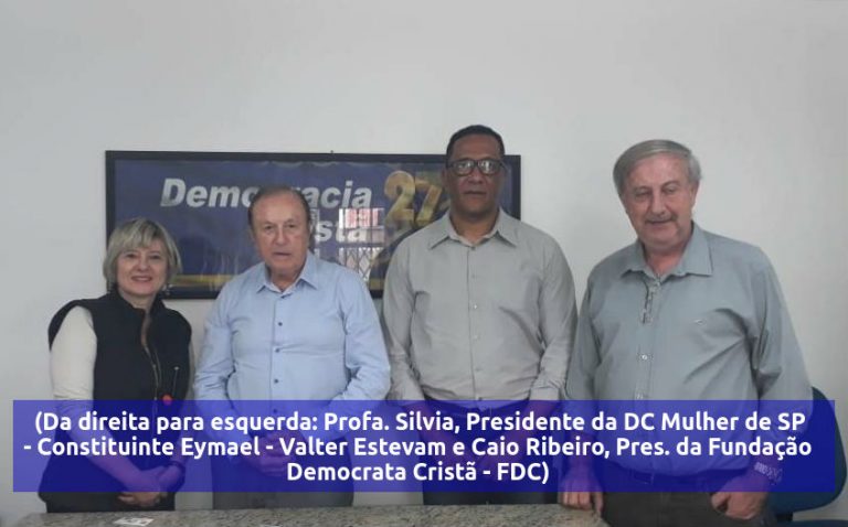 Empreendedor Social Valter Estevam assume Liderança do Movimento Contra Todo Racismo e a Favor da Igualdade de Oportunidades da DC – Democracia Cristã de São Paulo.