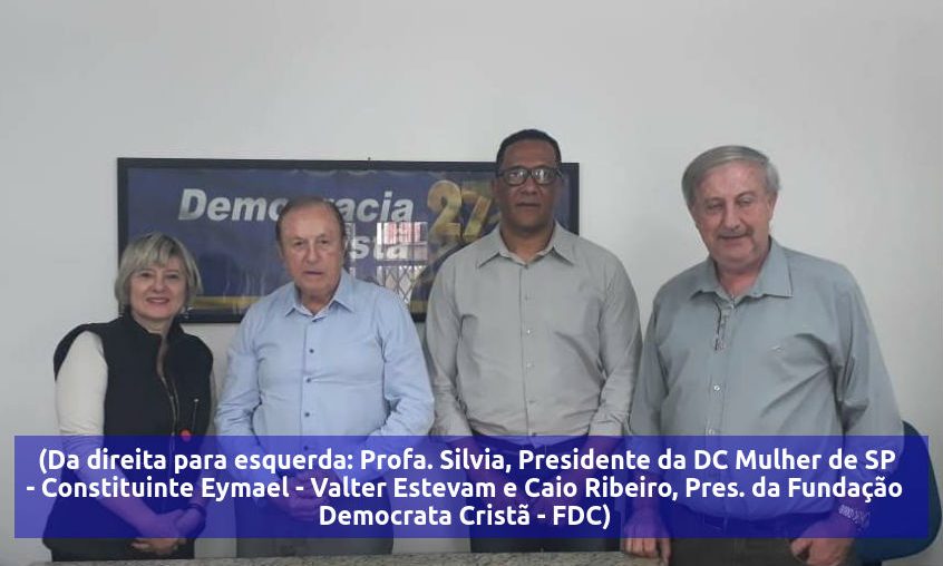 Empreendedor Social Valter Estevam assume Liderança do Movimento Contra Todo Racismo e a Favor da Igualdade de Oportunidades da DC – Democracia Cristã de São Paulo.